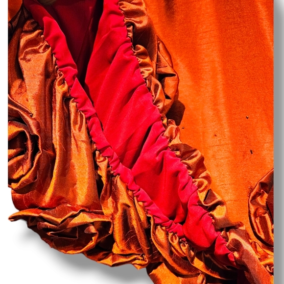 Sateen A-line dress - Picture 5 of 8